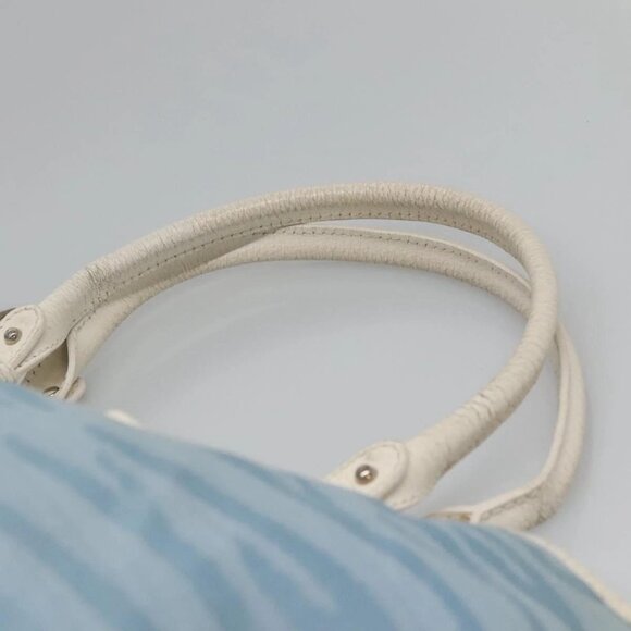 FENDI Tote Bag Canvas Light Blue Auth bs25841 - Picture 9 of 16